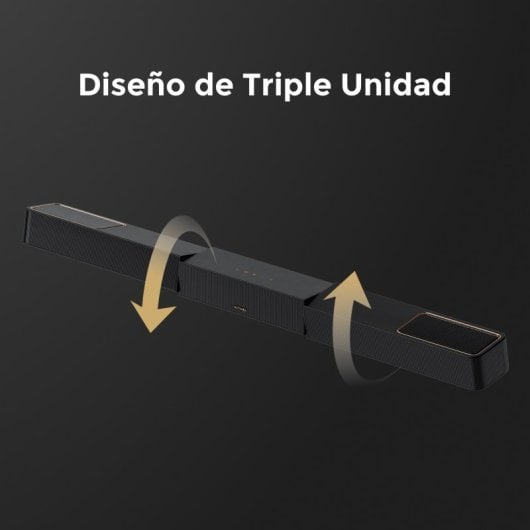 Ultimea Barra de Sonido 7.1.4ch Dolby Atmos, Skywave Series 840W Inalámbrico Subwoofer 8"