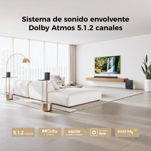 Barra de sonido Ultimea Skywave F40 Boom HDMI eARC 520W Dolby Atmos Surround