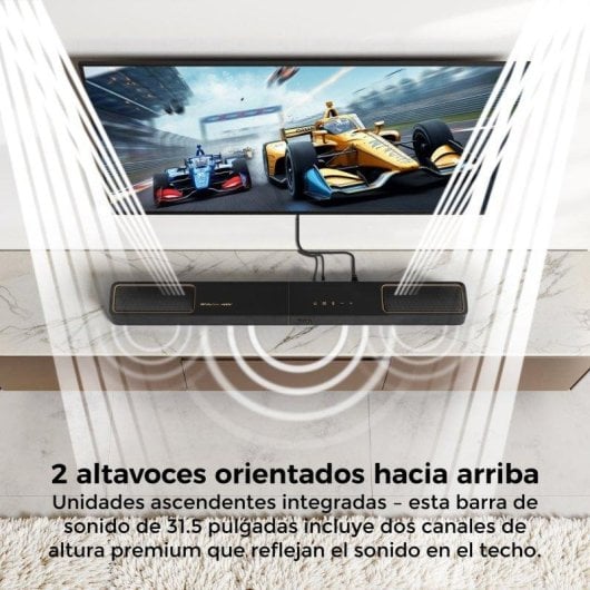 Barra de sonido Ultimea Skywave F40 Boom HDMI eARC 520W Dolby Atmos Surround