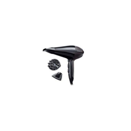 Sèche-cheveux Ionique Remington AC5912 2200W 3 Températures 2 Vitesses Concentrateur Noir