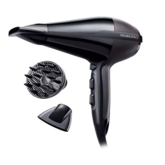 Sèche-cheveux Ionique Remington AC5912 2200W 3 Températures 2 Vitesses Concentrateur Noir