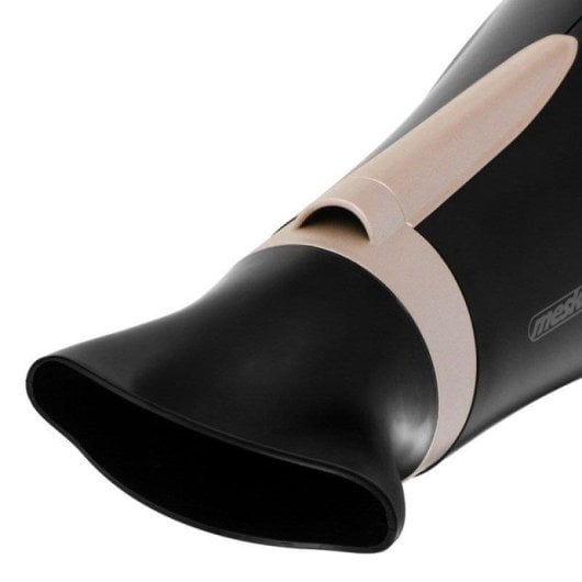 Ionen Föhn Adler MS 2287 2400W 3 Temperaturstufen 2 Geschwindigkeiten mit Diffusor Schwarz Champagner