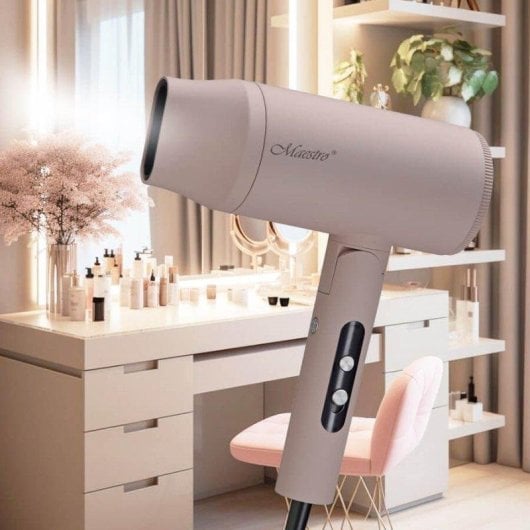 Phon Pieghevole Maestro MR-232 2000W 3 Temperature 2 Velocità Rosa