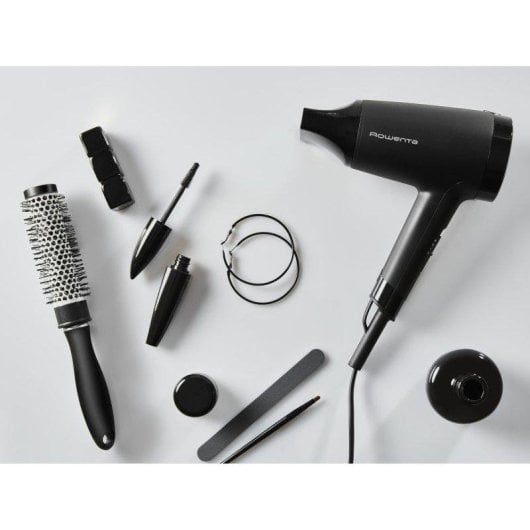 Phon Compatto Rowenta Express Style CV1801 1600W 2 Temperature 2 Velocità Nero