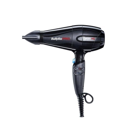 Ionen Föhn BaByliss Caruso-hq 2400W 3 Temperaturstufen 3 Geschwindigkeiten Diffusor Schwarz
