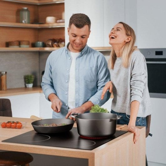 Plaque vitrocéramique Ciarra CDVER604 4 zones 6000W 59cm Touch Control 9 niveaux