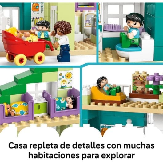 Set costruzioni LEGO Duplo 10470 Casa Familiare Moderna 3in1 con Figure e Accessori