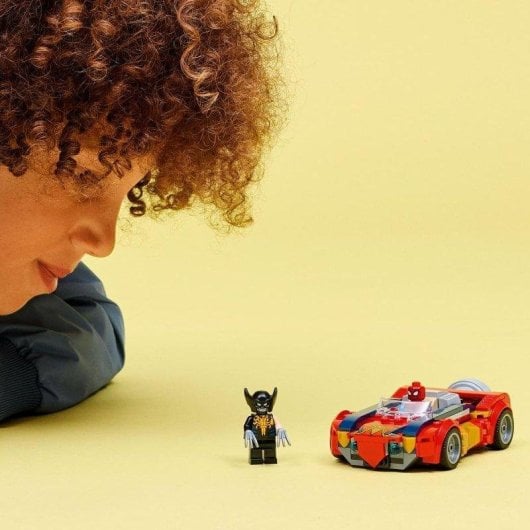 Set de construcción LEGO 76336 Marvel Coche de Spider-Man vs Lobezno Venomizado 134 piezas