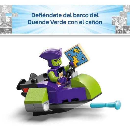 LEGO Marvel Barco Pirata del Equipo Spidey 11208 201 piezas
