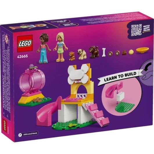 Set de construcción LEGO Friends 42665 Parque de Juegos para Cachorros con mini muñecas y accesorios
