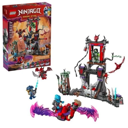 Set de construction LEGO Ninjago 71841 Village de la Tempête Dragonienne 305 pièces