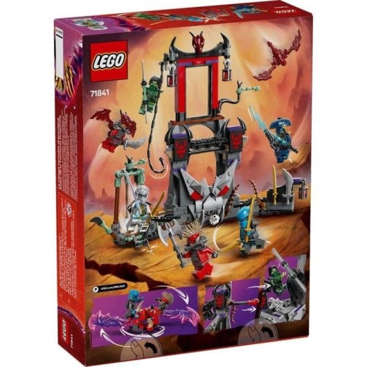 Set de construction LEGO Ninjago 71841 Village de la Tempête Dragonienne 305 pièces