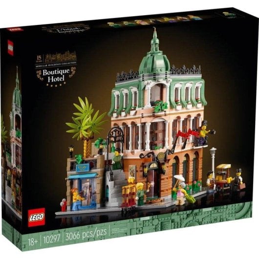 Bausatz LEGO Icons 10297 Hotel Boutique 3066 Teile 7 Minifiguren