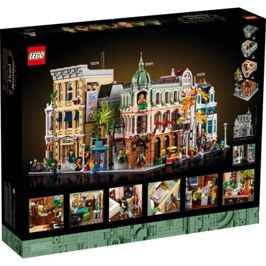 Bausatz LEGO Icons 10297 Hotel Boutique 3066 Teile 7 Minifiguren