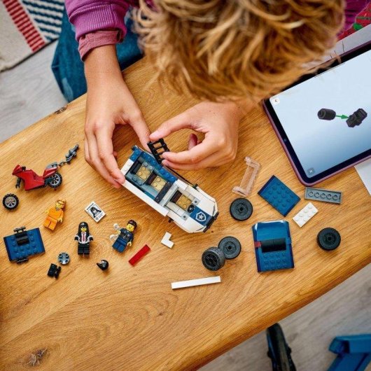 Bausatz LEGO 60479 City Polizei-Gefangenentransporter mit Motorrad 198 Teile