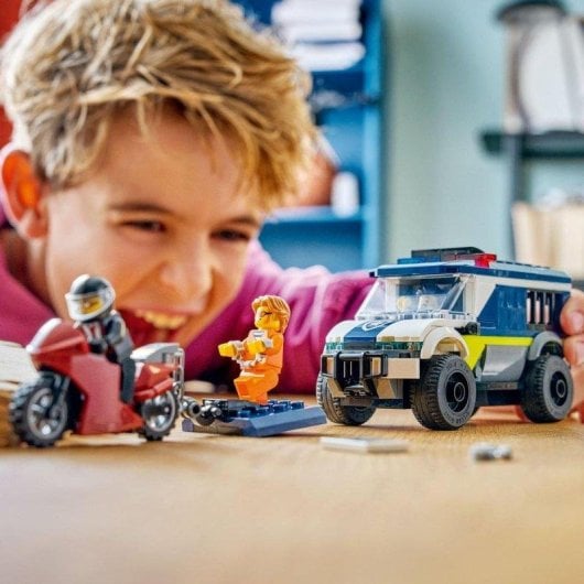 Bausatz LEGO 60479 City Polizei-Gefangenentransporter mit Motorrad 198 Teile