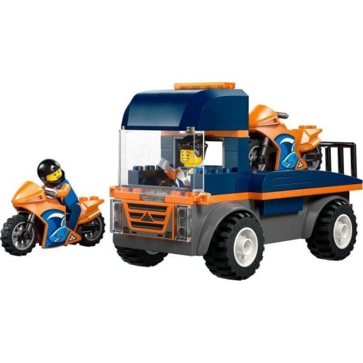 Set de construction LEGO 60491 City Camion Transport Motos 2 motos 2 figurines