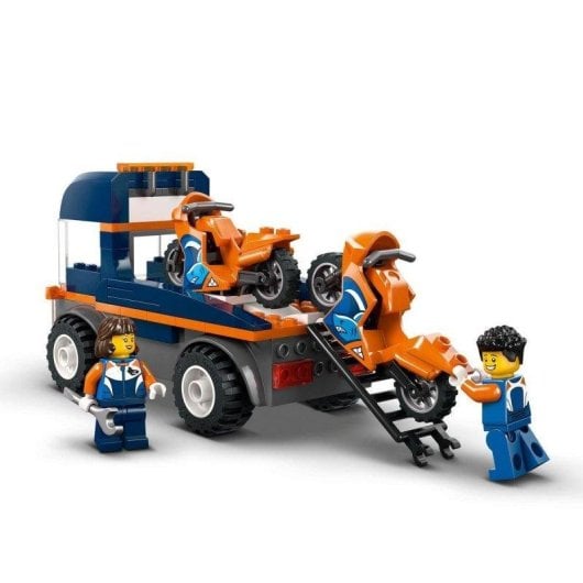 Set de construction LEGO 60491 City Camion Transport Motos 2 motos 2 figurines