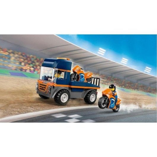 Set de construction LEGO 60491 City Camion Transport Motos 2 motos 2 figurines