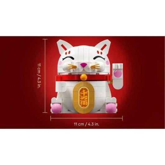 Figure de construction LEGO 40813 Gato De La Buena Suerte 280 pièces décoration