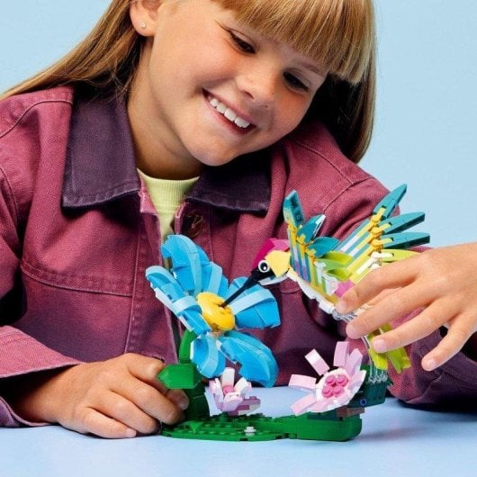 Set de construction LEGO 31384 Creator Colibri 3-en-1 Animaux transformables 312 pièces
