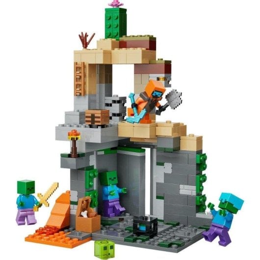 Set de construction LEGO 21587 Minecraft La Mazmorra de Zombis 284 pièces