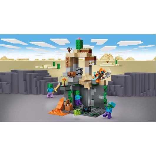 Set de construction LEGO 21587 Minecraft La Mazmorra de Zombis 284 pièces