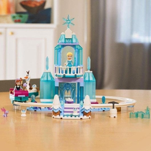 Set de construction LEGO 43281 Disney Frozen Château de Glace Elsa 216 pièces