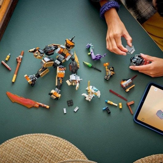 Set de construcción LEGO 71854 Meca de Misión de Cole y Zane Dragón articulado con 3 minifiguras