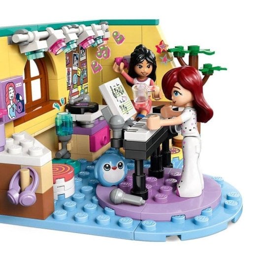 Set de construcción LEGO Friends 42647 Habitación de Paisley con instrumentos y mini muñecas
