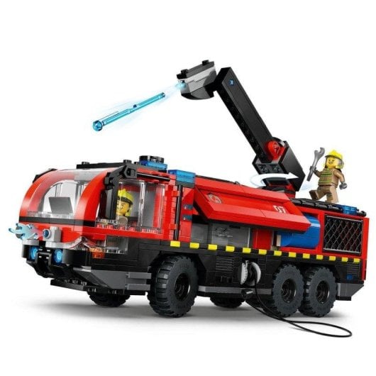 Camion de pompiers LEGO 60499 City 4 figurines bras rotatif 691 pièces
