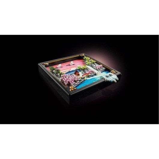 Kunstset LEGO 31218 Japanische Landschaft Kirschblüten 3D Wanddeko Erwachsene