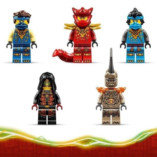 Set di Costruzione LEGO Ninjago 71856 Auto Trasformabile di Jay 2 in 1 con 5 minifigure
