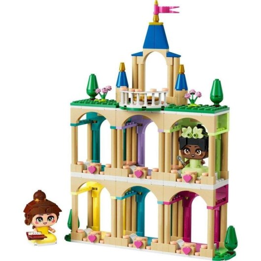 Set de Construção LEGO 43291 Disney Princess Mini Bella e Tiana com Castelo 358 Peças