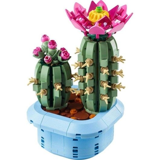 Set Botanico LEGO 11509 Cactus in Fiore con Vaso Decorativo 482 Pezzi