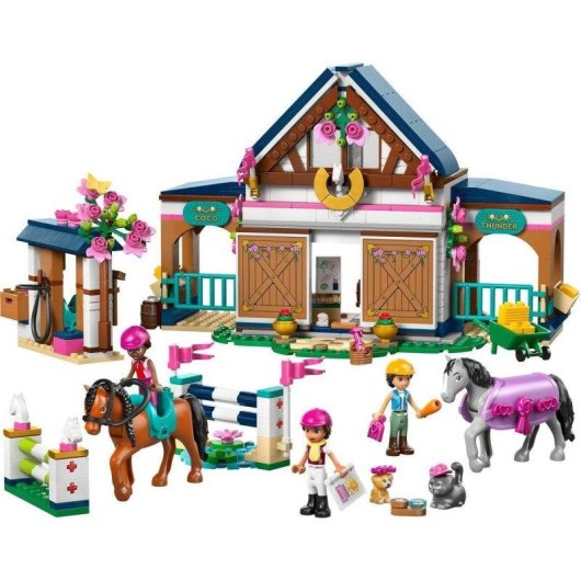 Set de construcción LEGO Friends 42688 Establo y Academia de Equitación con 735 piezas