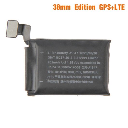 Bateria Apple Watch3 38mm 4g A1889