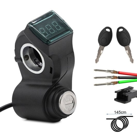 Llave De Contacto Con Voltímetro - Conector Sm 96283