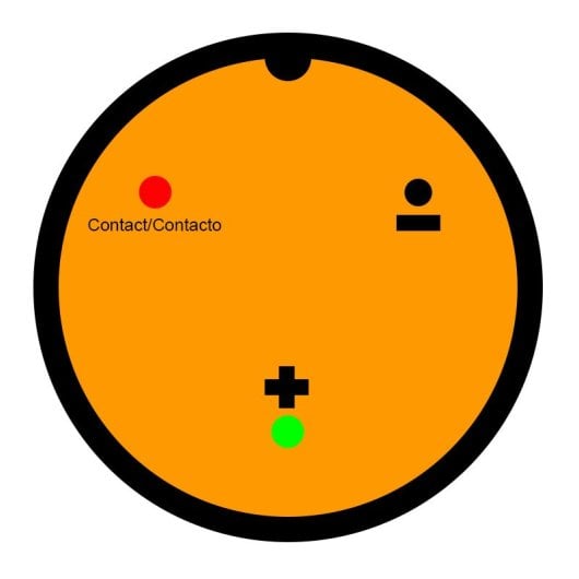 Llave De Contacto Con Voltímetro - Conector Waterproof 74313