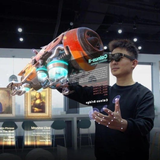 Óculos AR XREAL Air 2 Ultra Micro OLED 52º FullHD 120Hz 3D Preto