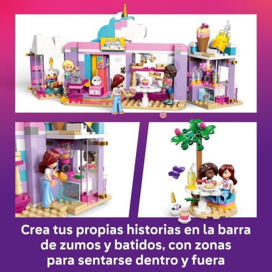 Set de construction LEGO 42684 Friends Cafeteria Licorne Arc-en-ciel 475 pièces