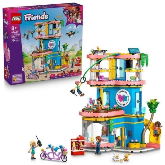 Konstruktionsset LEGO 42689 Friends Club Friends HLC 5 Minifiguren Tiere 794 Teile