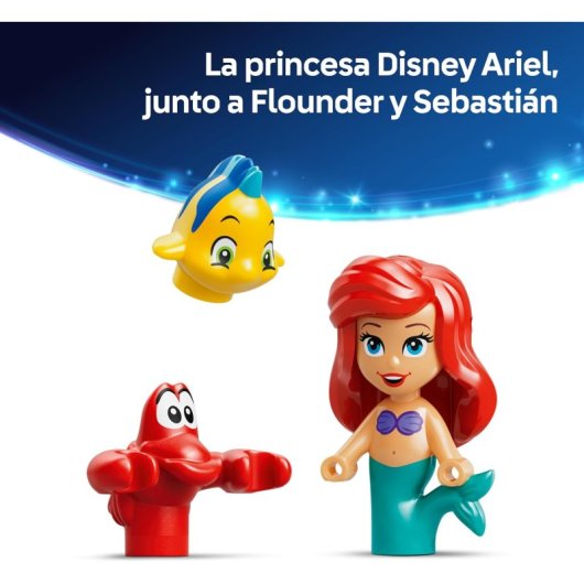Konstruktionsspielzeug LEGO 43285 Disney Princess Mini Palast Magisch Ariel 179 Teile