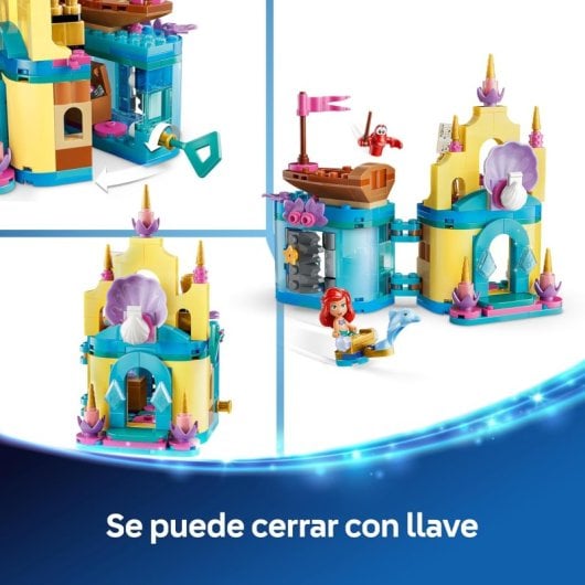 Konstruktionsspielzeug LEGO 43285 Disney Princess Mini Palast Magisch Ariel 179 Teile