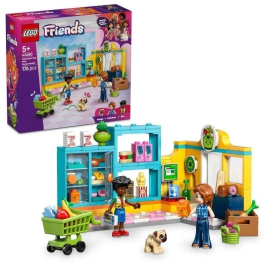Konstruktionsspielzeug LEGO 42680 Friends Heartlake City Minisupermarkt 176 Teile