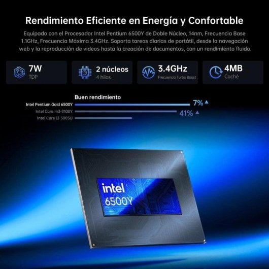 Portátil Vanwin Nf5124 15.6" Intel Pentium Gold 6500Y 16GB 512GB SSD UHD Graphics 615 Windows 11 Pro