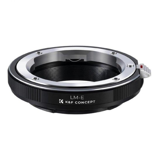 Bague Adaptateur K&F Concept LM vers Sony E Monture M Manuel Laiton Aluminium