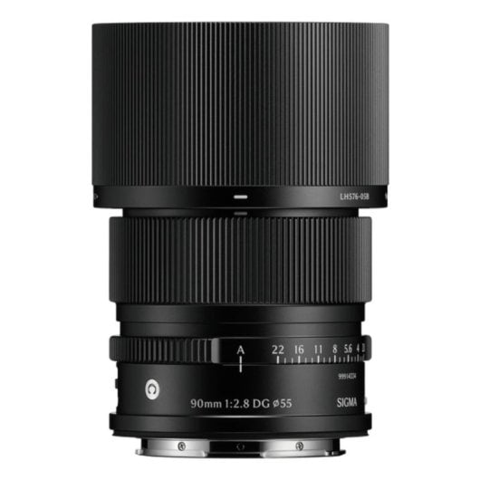 Objetivo Sigma 90mm F2.8 DG Contemporary Montura L Parasol Incluído