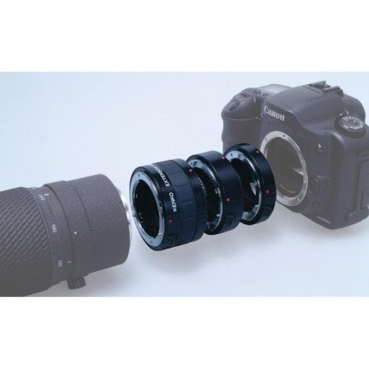 Makro Zwischenringset Kenko DG Nikon F-AF 12-68 mm Autofokus Schwarz