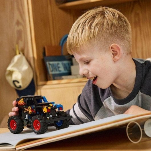 Technic Spielzeugauto LEGO 42219 Monster Jam Grave Digger Feuer und Eis 263 Teile